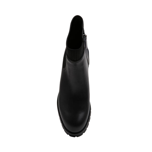 DELTA BLACK LEATHER - Women's Shoes - Steve Madden Canada