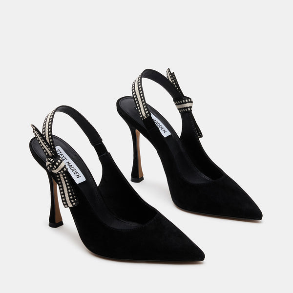 BRI BLACK SUEDE - Women's Shoes - Steve Madden Canada