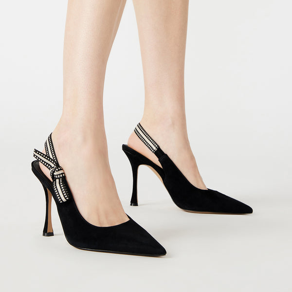 BRI BLACK SUEDE - Women's Shoes - Steve Madden Canada