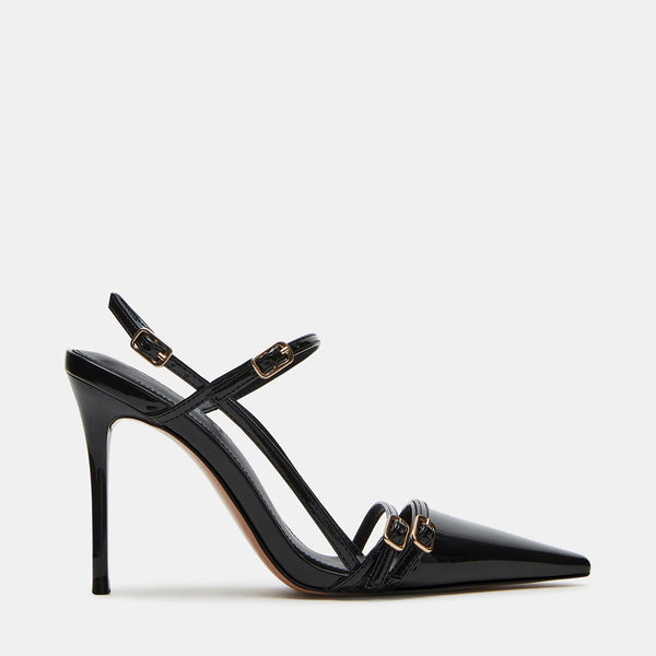 DEAGAN BLACK PATENT - Women's Shoes - Steve Madden Canada