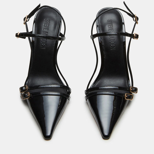 DEAGAN BLACK PATENT - Women's Shoes - Steve Madden Canada