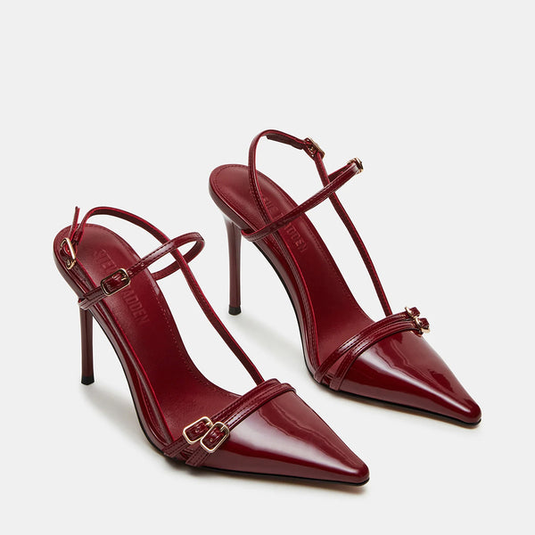DEAGAN BURGUNDY PATENT - Women's Shoes - Steve Madden Canada