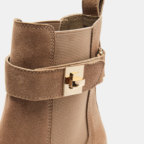 GATES TAUPE SUEDE - Women's Shoes - Steve Madden Canada