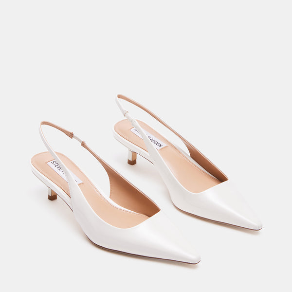 KARI WHITE PATENT - Women's Shoes - Steve Madden Canada