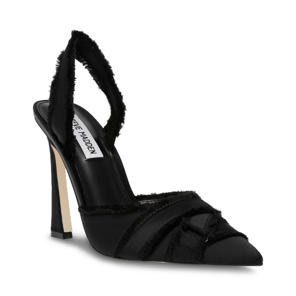 LARYSA BLACK SATIN - Women's Shoes - Steve Madden Canada
