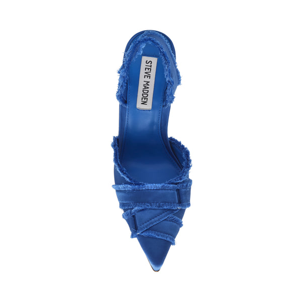 LARYSA BLUE SATIN - Women's Shoes - Steve Madden Canada