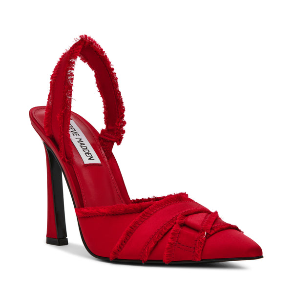 LARYSA RED SATIN - Women's Shoes - Steve Madden Canada