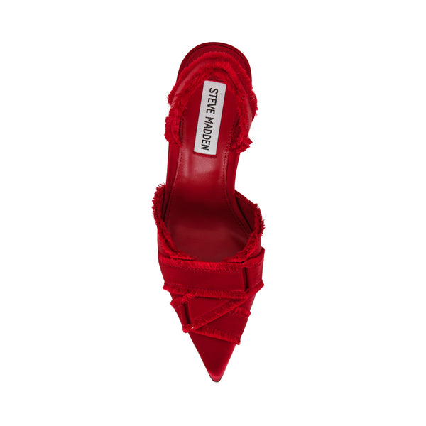 LARYSA RED SATIN - Women's Shoes - Steve Madden Canada