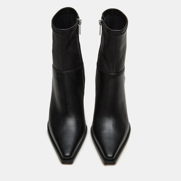 STASIA BLACK LEATHER - Women's Shoes - Steve Madden Canada