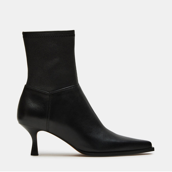 STASIA BLACK LEATHER - Women's Shoes - Steve Madden Canada
