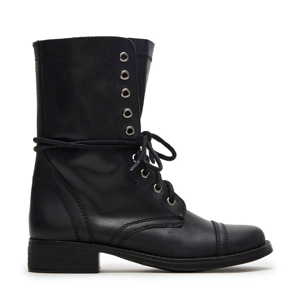 TROOPA3.0 BLACK LEATHER - Women's Shoes - Steve Madden Canada
