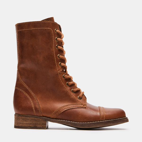 TROOPA3.0 BROWN LEATHER - Women's Shoes - Steve Madden Canada