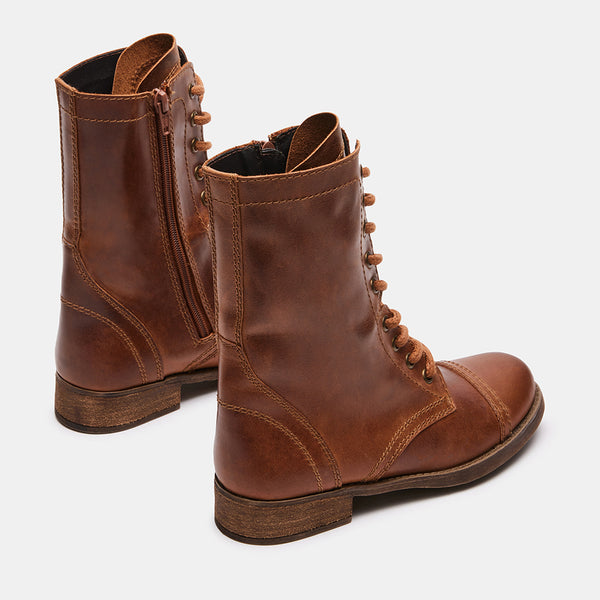 TROOPA3.0 BROWN LEATHER - Women's Shoes - Steve Madden Canada