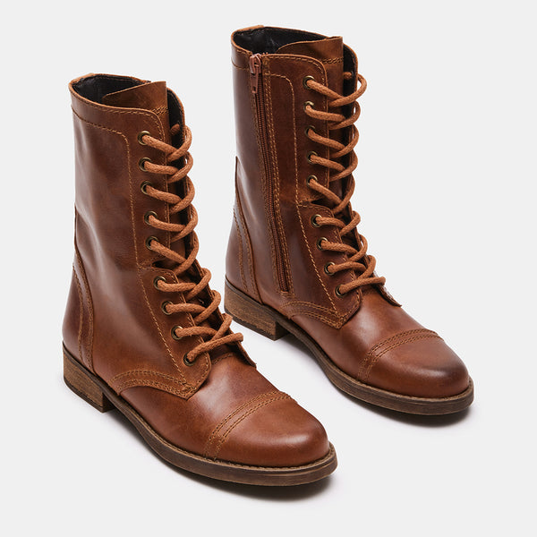 TROOPA3.0 BROWN LEATHER - Women's Shoes - Steve Madden Canada